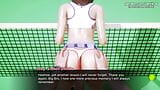 Waifu Academy - schattige kleine 18 -jarige Aziatische stiefzus tiener gecreampied door grote pik stiefbroer op de tennisbaan - #32 snapshot 17