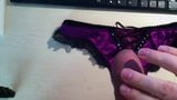 Satin Panty Wank And Cum snapshot 1