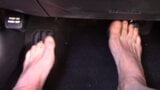 My hot NY feet on the pedals of my rental car in Tampa, FL snapshot 2