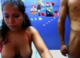 LATIN GIRL GETTING FUCKED BY HER BOYFRIENDS BIG COCK snapshot 15