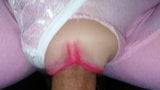 Totally Pinky Lipsticked pussy Close up homemade sexdoll snapshot 5