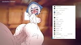 Gawr Gura Terlupa Untuk Mematikan stream sebelum seks! Anime Hentai 2d (Lucah Kartun ) snapshot 4