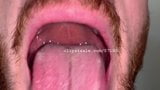 Fetiche de boca - dientes de ted y lengua de cerca video 1 snapshot 4