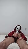 Masked guy tries out a fleshlight for the first time snapshot 7