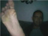 Straight guys feet on webcam #540 snapshot 4