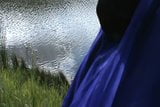 wet purple halter dress snapshot 1