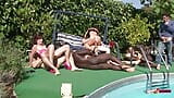 It Is a Bright Sunny Day and a Group of Horny MILFs Enjoys Group Sex snapshot 10