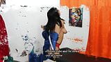 Masaż erotyczny olejkiem na duży tyłek gorącej dziewczyny - porno po hiszpańsku snapshot 2