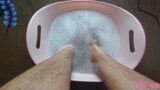 Wash and scrub my big dirty feet snapshot 4