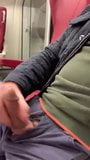 Cumming on myself in the train snapshot 4