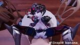 Widowmaker - coño siendo follado suavemente en pose misionera snapshot 9