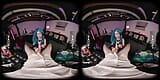 Vr Conk League of Legends Jinx una sexy parodia de cosplay adolescente con Stevie Moon en vr porno snapshot 8