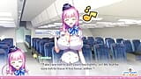 EP61-1: In-Flight Sex Trio Flight Attendant Service - Oppai Ero App Academy snapshot 3