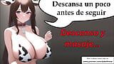 Spanish JOI hentai, cum 2 times. Es hora de ordenarte. snapshot 11