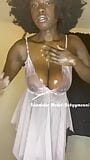 Big tits young ebony girl rubs on baby oil snapshot 13