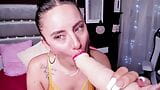 VERY MESSY DEEP THROAT AND GREAT FACIAL OF A VERY WET MOUTH AND A VERY SEXY FACE OF STORMIHART THE LATIN HOT snapshot 2