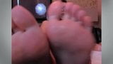 FEET IN FACE - BRUNETTE MILF - THICK GILF - NO SOUND snapshot 4