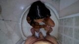 rough and messy blowjob under the shower – trying soapy blowjob with my cuckold hubby snapshot 2