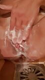 I lathered my pussy with Arabian soap and fingered it snapshot 8