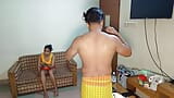 Young Bengal couple making love at home snapshot 1