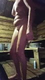 Long Legged Country Girl In Her Bathhouse snapshot 1