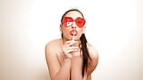 Girl sucking lollipop naked snapshot 10