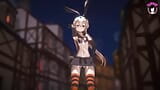 Shimakaze - горячий танец (3D хентай) snapshot 6