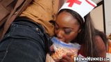 Hot ebony Chanell Heart tricked and treated for Halloween snapshot 5