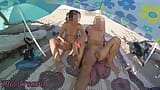 Public flashing in nude beach Squirting and Cumshot of Big Cock in Front of Everyone - MissCreamy snapshot 11