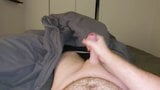 Blowing a big load in my bed ! snapshot 1