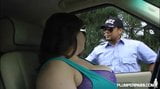 Big Tit BBW Bille Austin is Pulled Over and Fucked By Cop snapshot 3