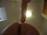 Dildo sex with hanging balls snapshot 1