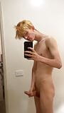 Cute Blonde Twink Jerking his dick (My first video) snapshot 2