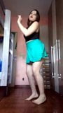 MOV2 (Brazilian Babe With Nice Legs Dances In A Short Skirt) snapshot 1