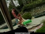 Busty And Sexy Redhead Step Mom Fucking Outdoors snapshot 6