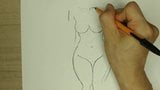 Dibujo fácil del cuerpo desnuda de la hermanastra snapshot 4