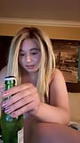 Dumb blonde girl struggles opening bottle of sprite for 10 minutes snapshot 14