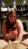 BBW Wife gives handjob after shaving snapshot 17