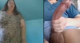 ぽっちゃり系熟女がウェブカメラの大きなペニスをしごく、クローズアップ snapshot 7