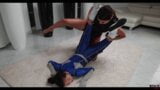 Power ranger girl vs quente vilão - alya stark & kitana lure snapshot 16