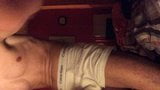 Jerking off in the nighttime at home snapshot 6