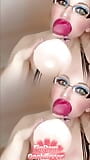 Grote lippen bimbo snotaap pik zuigen snapshot 13