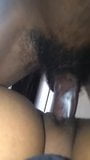 Ebony - BBC hits the bottom of her wet pussy snapshot 5