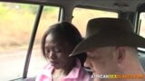 African Maid Side Road Interracial Head snapshot 2