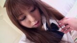 Shy Japanese horny schoolgirl takes hairy penis right in her mouth and gets fucked through snapshot 2