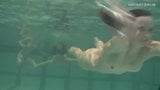 Ivetta and Katka and Barbara hot underwater lesbians snapshot 13