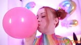 Inflating Balloons on My Birthday! Party with Giant Dildo snapshot 1