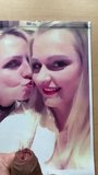 Cum Tribute to hot friend Tatjana and friend 3 snapshot 1