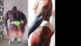 Spanier Muscle Tattoo-Show seines Körpers snapshot 2