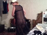 Vestido preto transparente snapshot 1